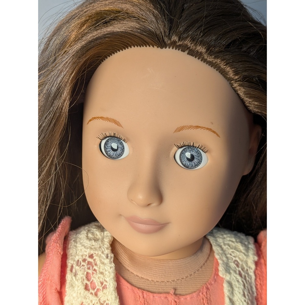 Our Generation 18in Doll Battat Brunette Blue Eyes Hair Release Does NOT work - Picture 4 of 8